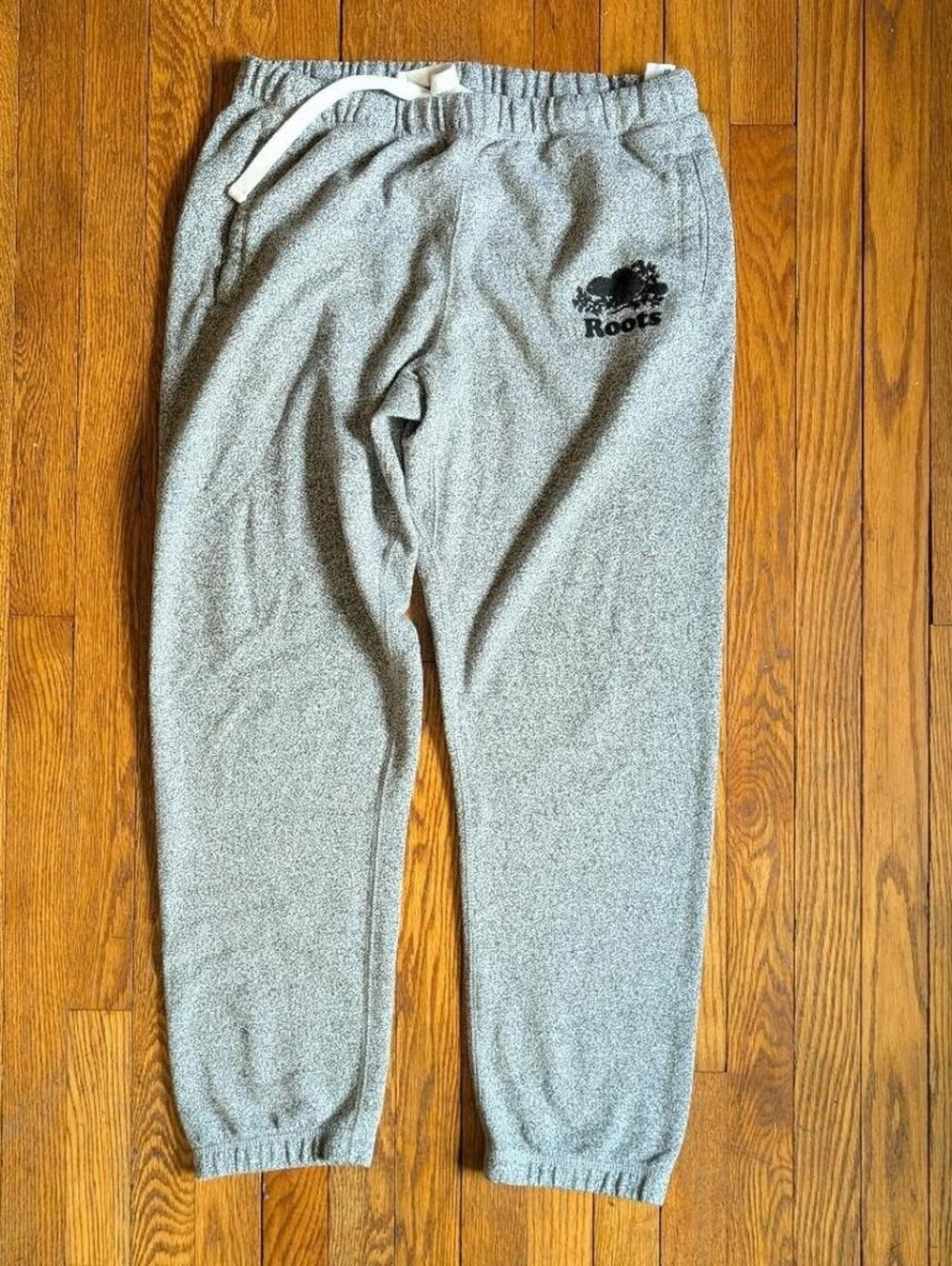 Roots Canada Men's Heather Grey Jogger Sweatpants